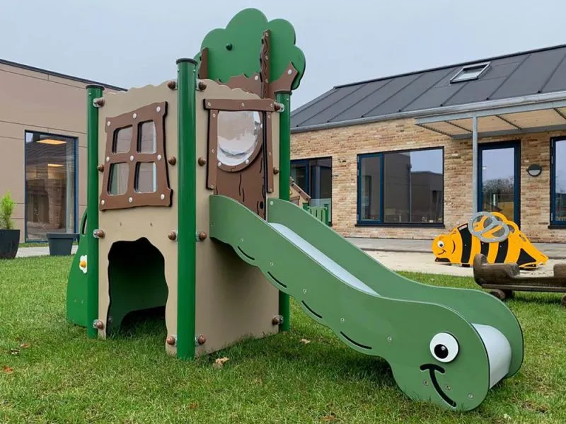 Miniplay Lui U3 play equipment on the lawn Playground Miniplay Lui U3 play equipment on the lawn Playground